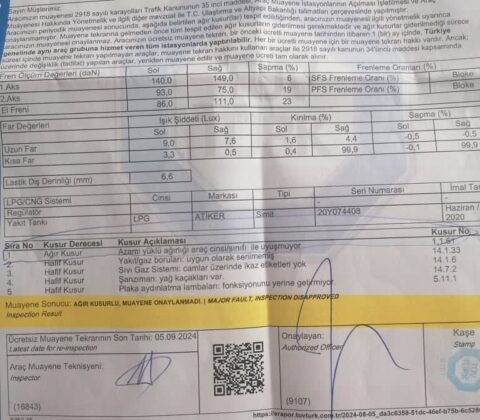 TÜVtürk Muayenesinde Hafif Kusur Olan Arıza ve Çözümleri [2026] - Kapak Görseli